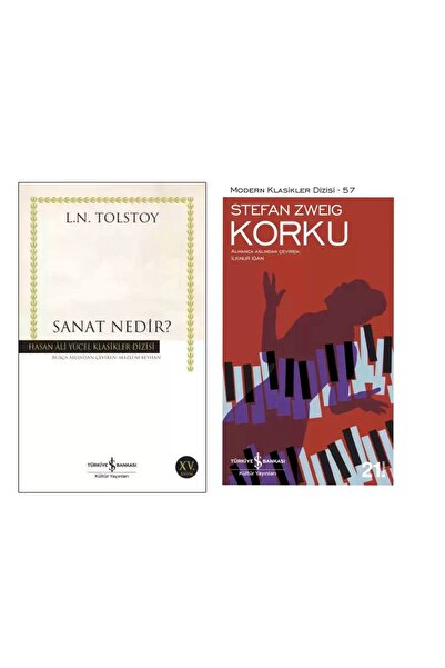 TÜRKİYE İŞ BANKASI KÜLTÜR YAYINLARI Sanat Nedir ? Korku Stefan Zweig