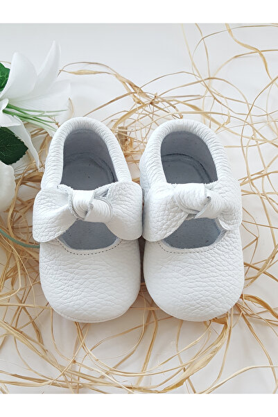 Hodore Alice White Leather Moccasin