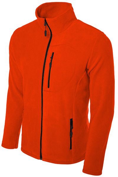 GHASSY CO. Men's Pro Windproof 5-Pocket Outdoor Full Zipper Fleece Jacket