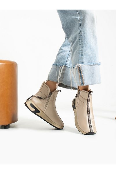 Alemdar Shoes Γυναικείες μπότες Sneakers Mink
