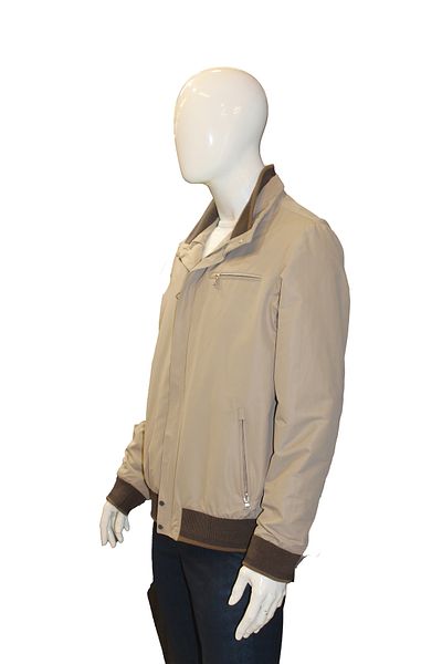 Allegro Men's Elastic Lined Seasonal Coat K. Beige