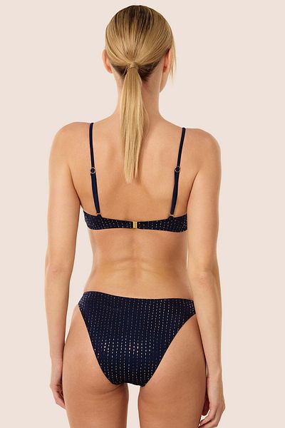 AYYILDIZ 3506 Navy Blue Glitter Bikini Set