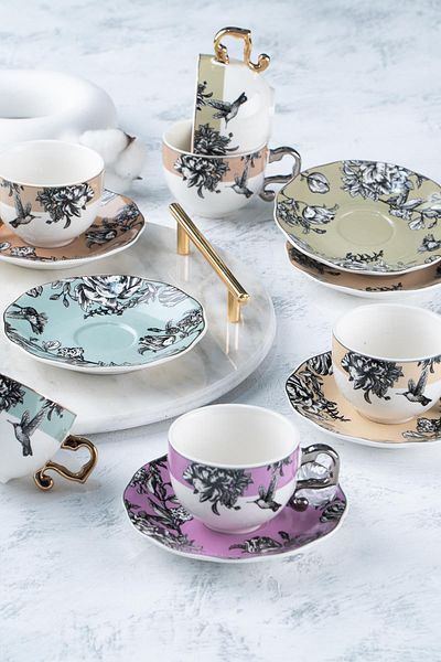 ACAR Halley 6-Person Coffee Cup Set - 90 ml