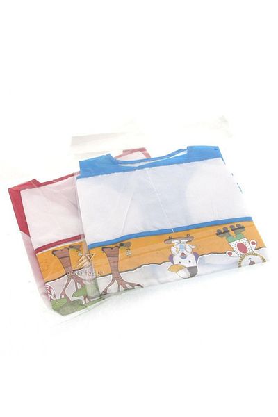 Adel 6-8 Years Waterproof Painting Apron Red Painting Apron