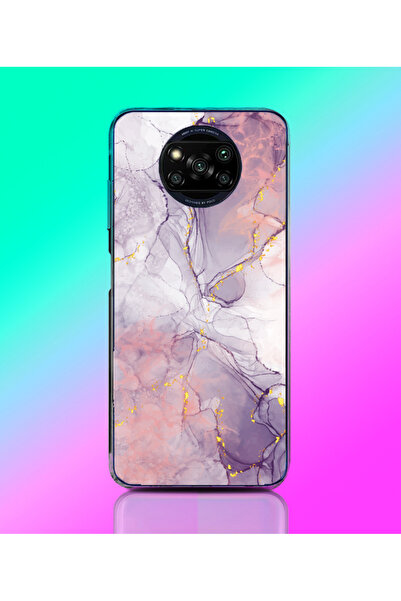 Caseji POCO X3 Uyumlu Premium Kalite Baskılı Esnek Şeffaf Kılıf