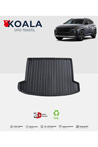 KoalaOtoTekstil Hyundai Tucson Elite-Comfort-Prime (2021 ve Sonrası) 3d Bagaj...