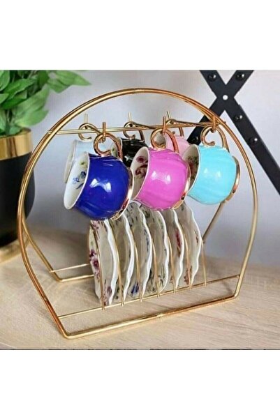 Genel Markalar 777 Home Pratik Gold Altın Renk Kupa Fincan Askılığı