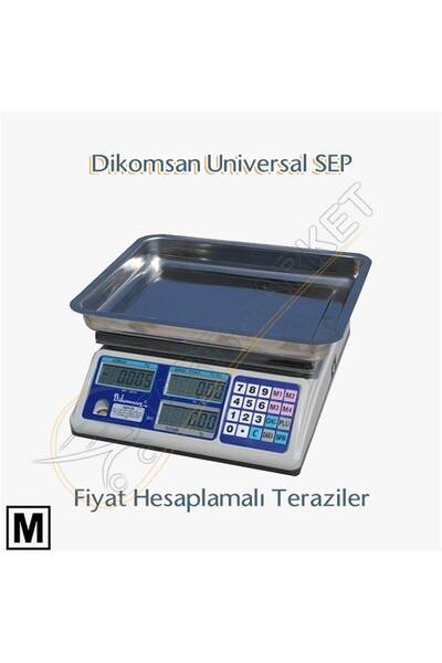 Dikomsan SEP Fiyat Hesaplamalı Bakanlık Onaylı Elektronik Terazi