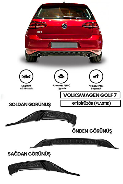 Genel Markalar Golf 7 Gti Difüzör (PLASTİK)