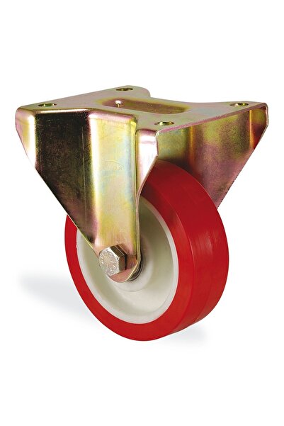 Kama 4107 PUR 100 KAMA RULMANLI POLİÜRETAN KAPLI SABİT TEKERLEK