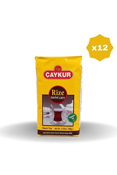 Çaykur RIZE TOURIST TEA 500 GR X 12 PIECES
