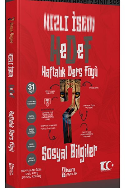 İsem Yayınları HIZLI İSEM 7. SINIF SOSYAL HEDEF