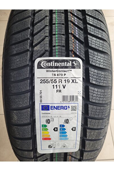 Continental 255/55R19 Continental TS870P 111V XL (4ADET) Set Olarak 2022 Üretim - 4ADET Lastik SET