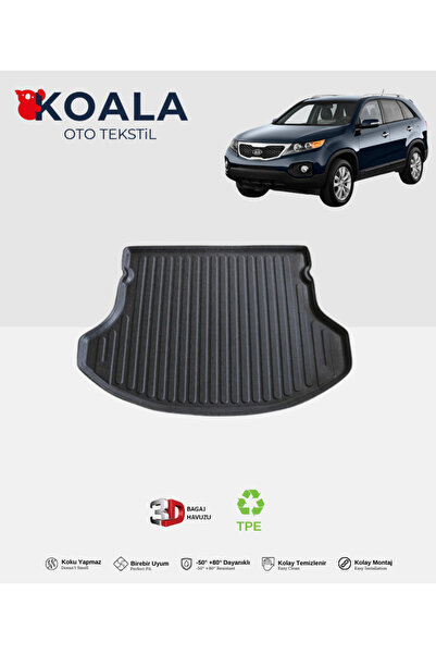 KoalaOtoTekstil Kia Sorento (2010-2015) 3d Bagaj Havuzu