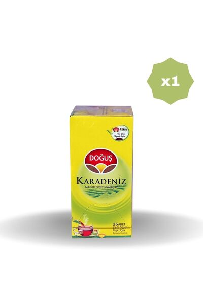 Doğuş Birth Your Blackseat Cups Tee Bags 25 X 1 Piece