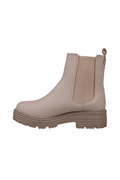 Pierre Cardin Cream Thick Sole Women's Chelsea Boots PC-52517