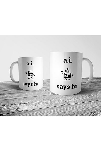Pixxa Artificial Intelligence - AI - Artificial Intelligence - ChatGPT Mug Cup Model 6