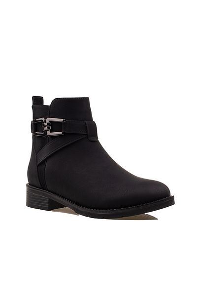 Trend Adımlar Μαύρα Stella γυναικεία casual μποτάκια