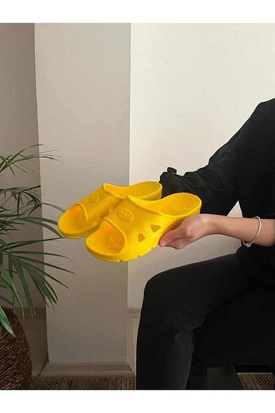Behtah Kundura Open Front Flexible Soft Non-Slip Balcony Bathroom Garden Toilet Slippers
