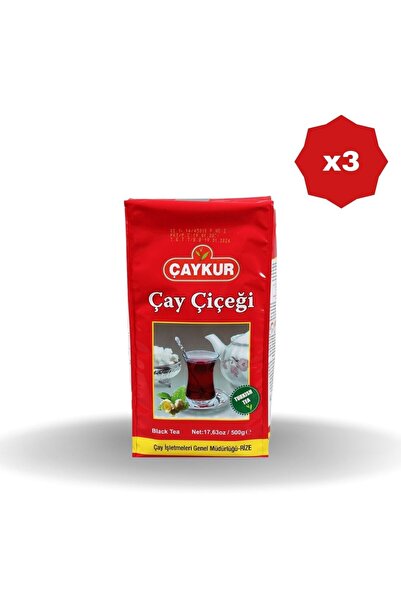 Çaykur 500 جرام × 3 قطع من زهرة الشاي