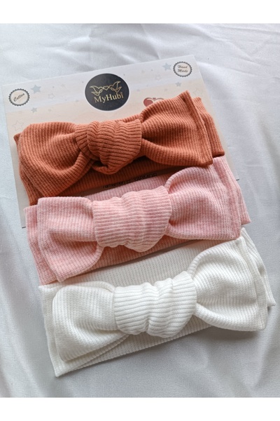 MyHubi 3-Piece Combination Handmade Baby Girl Bow Bandana