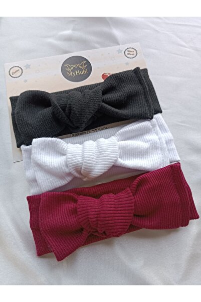MyHubi 3-Piece Combination Handmade Baby Girl Bow Bandana