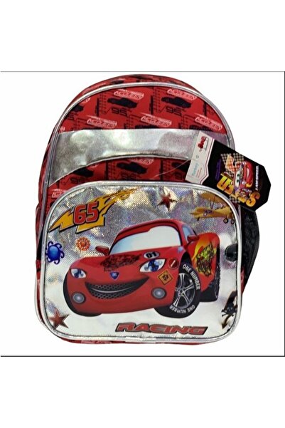 DZC KUZENLER AVM Erkek Şimşek Araba Anaokulu ve Kreş Çantası Kırmızı