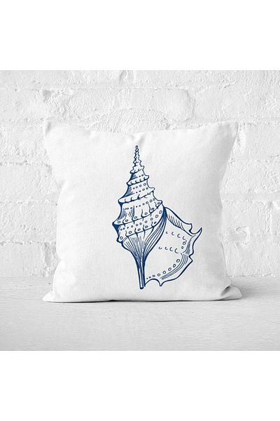 The Lucid Lab Blue Seacone / Sea Minaret Husă de pernă cu două fețe 2 buc