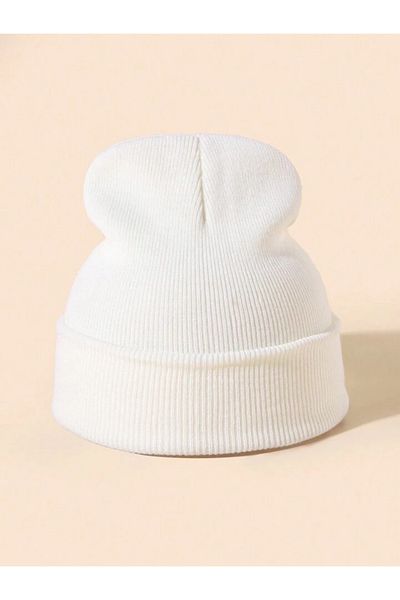 Eke Tekstil Unisex Folded Winter Knitted Beret