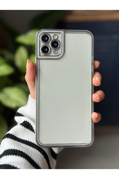 Go Aksesuar Iphone 12 Promax Uyumlu Lux Şeffaf Yumuşak Silikon Kamera Korumal...