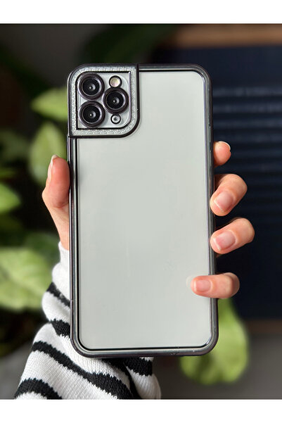 Go Aksesuar Iphone 13 Promax Uyumlu Lux Şeffaf Yumuşak Silikon Kamera Korumal...