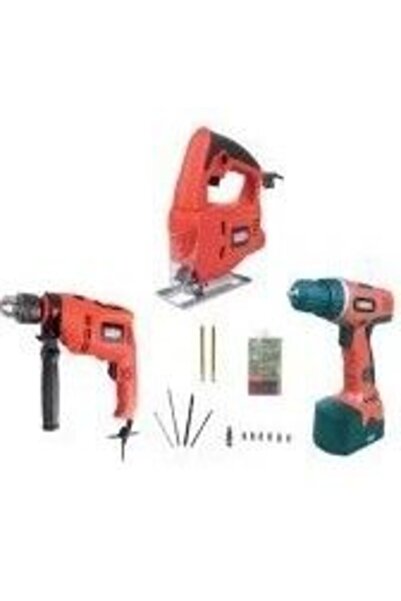 Attlas TRIO SET LI Matkap+ Dekupaj+ 12 V Li-İon Vidalama