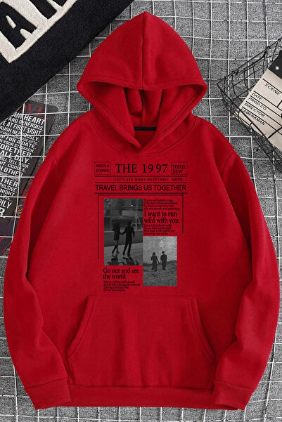 Trend Sizde سويت شيرت مطبوع للسفر لعام 1997 للجنسين