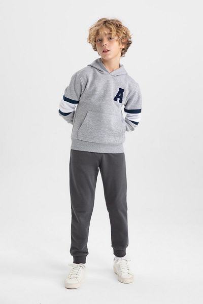 DeFacto Boy's Hooded Thick Sweatshirt B2973a823wn