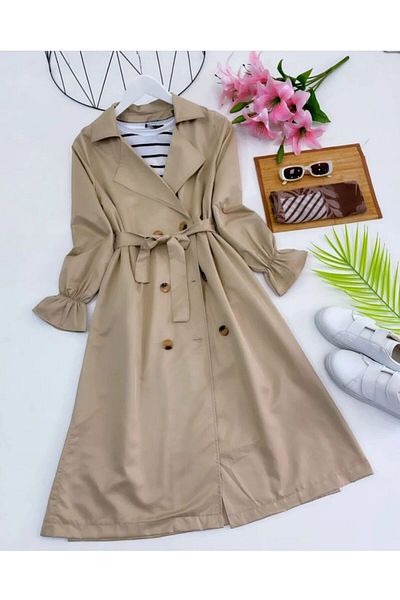 YILMAZBARMAZ TRENCH ELASTIC DAMĂ MÂNECĂ