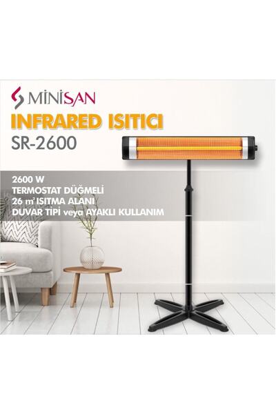 ÇOLAKOĞLU ELK Minisan Sr 2600 Isıtıcı - Üstelik Ayak Hediyeli