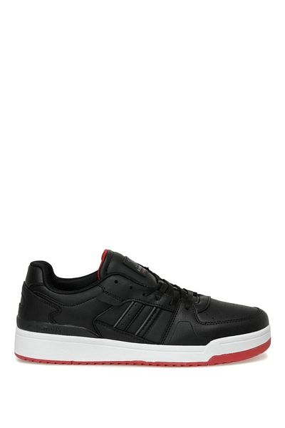 Kinetix Wilmo Pu Black Red Daily Orthopedic Men's Sports Shoes