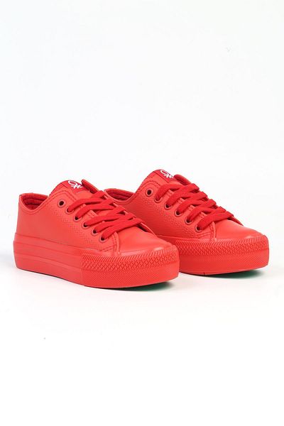 Benetton ®| BN-31131 - 3114 Red - Women's Sports Shoes
