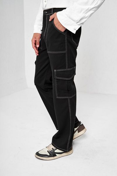 AtegeWear Y2K Unisex Reverse Stitched Cargo Pants