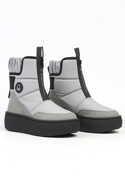 Benetton ® |   BN-50068 - 3695 Γκρι - Γυναικείες Μπότες