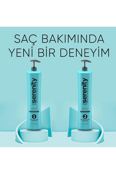 Serenity Plus KERATIN SMOOTING SYSTEM 2'li set 1000 ml