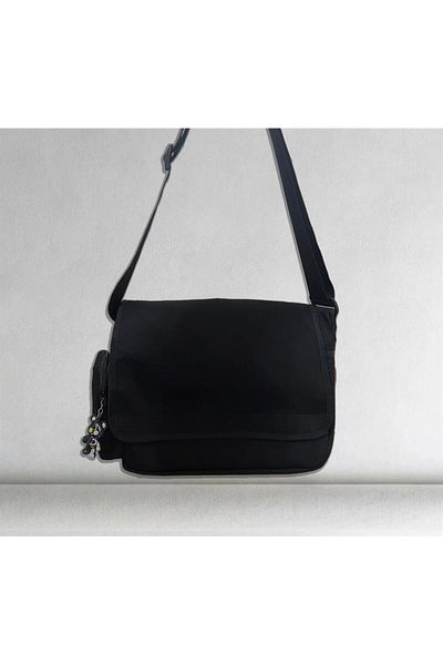 Touz LAGOM MODA Streetwear Unisex Μαύρη τσάντα Messenger