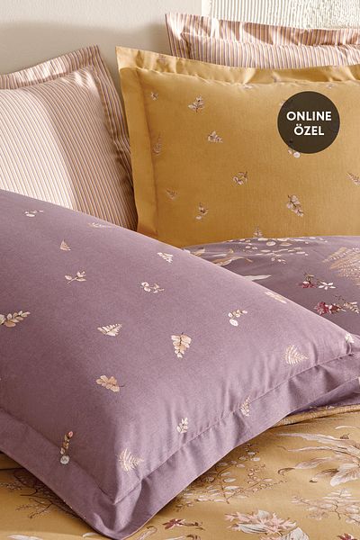 Puffy Elora Safran Ranforce Double Duvet Cover Set