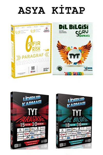 Yayın Denizi Yayınları ÜçDörtBeş Yayınları Paragraf Sıfır Risk + Yayın Denizi...