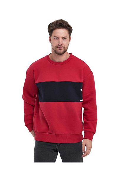 Adams Ανδρικό φούτερ με 3 νήματα Oversize