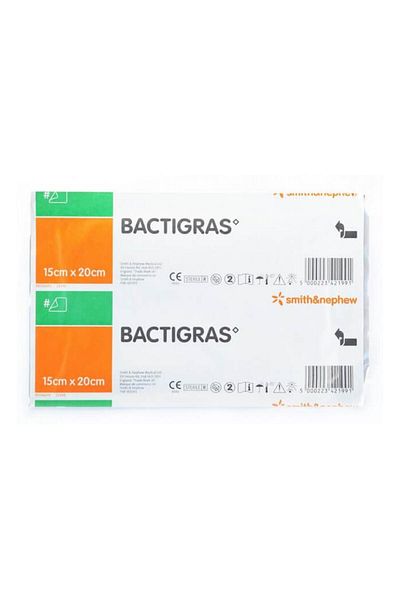 SMİTH & NEPHEW Smith&Nephew Bactigras 15cm X 20cm Ref: 7461 2027