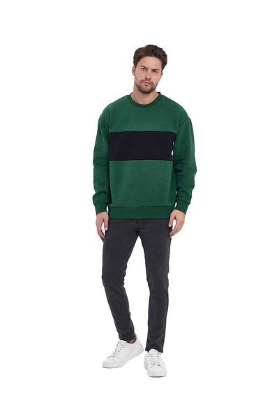 Adams Ανδρικό φούτερ με 3 νήματα Oversize