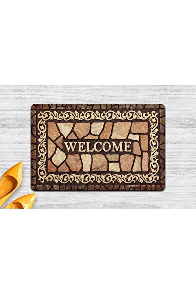 Designbyneslişah Designbyneslisah Covoraș decorativ modern pentru ușă 2