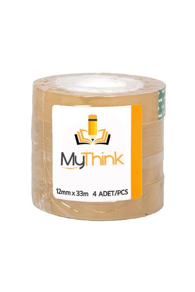 My Think Office Tape 4 Pieces 12x33 mm Tape