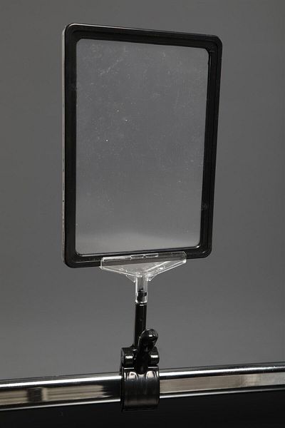 Modern Raf Latched A5 Label Holder Black 3 Pack.
